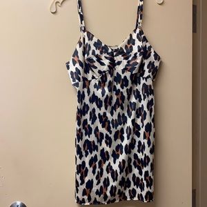 Vintage animal print top or dress